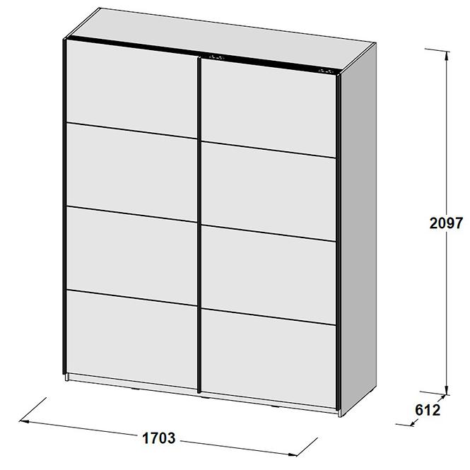 Schrank Dreamer 170cm Rmrs824e1 N09