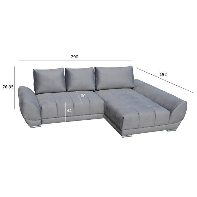 Ecksofa Violet 2R-LC Solar 96