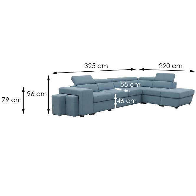 Ecksofa Positano Ocean 18