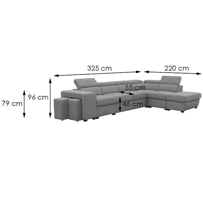 Ecksofa Positano Ocean 33