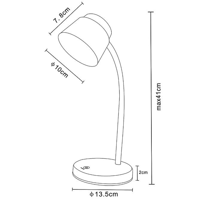 Tischlampe LED 1607 5W LB1