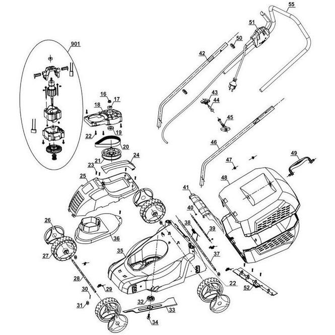 Elektro-Rasenmäher BEM1032