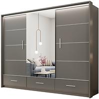 Schrank Marsylia 250cm Grafit