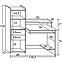 Schreibtisch Adrian 130cm Eiche Sonoma,2