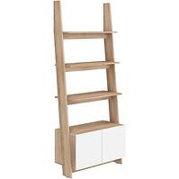 Regal Rack 80cm 1D Eiche Sonoma/Weiß