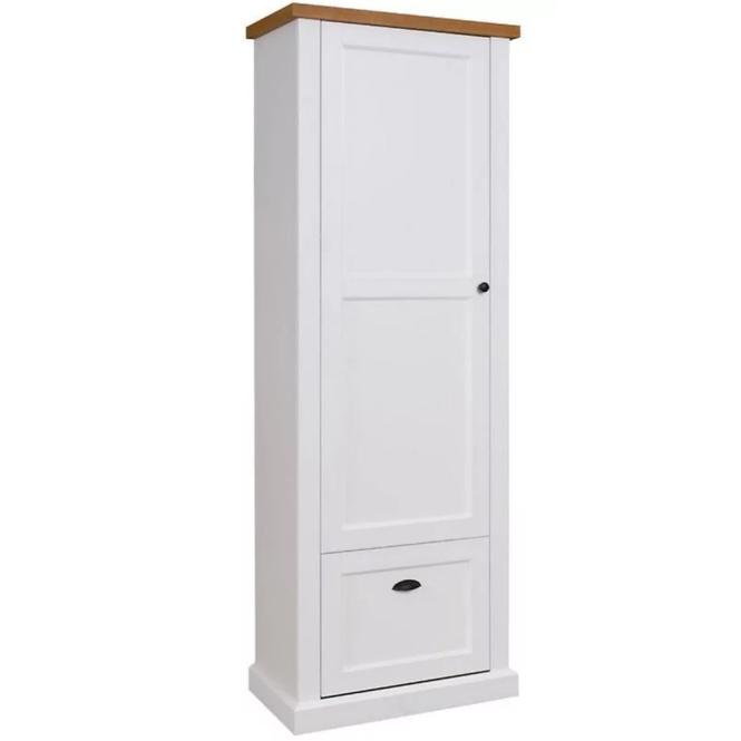 Schrank Galia 72cm Weiß/Eiche Natur