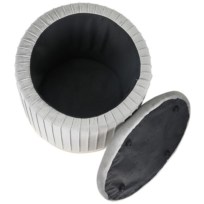 Hocker Muz -208 S grau