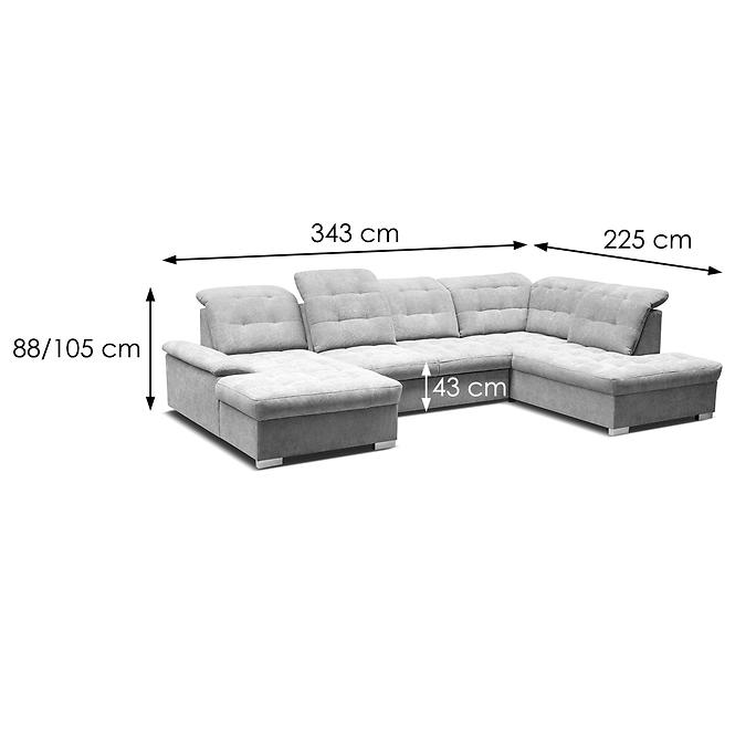 Ecksofa Reno L Alfa 13