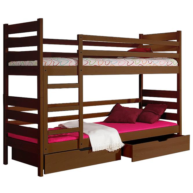 Bett Darek 190x80 Walnusskiefer