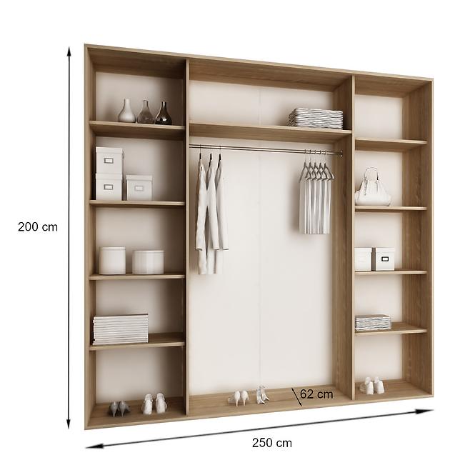 Schrank Top 23 Plus 250 Weiß