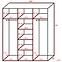 Schrank Bill 2 200 Weiß,2