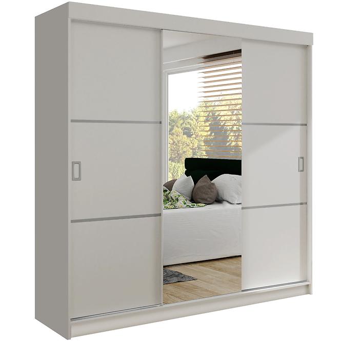 Schrank Bill 3 200 Weiß