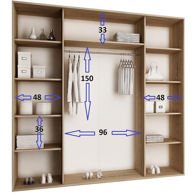 Schrank Top 15 200 Weiß