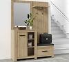 Garderobe Havanna 140cm Antike Eiche