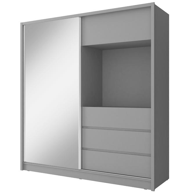 Schrank Tv 200cm Graphit/Spiegel