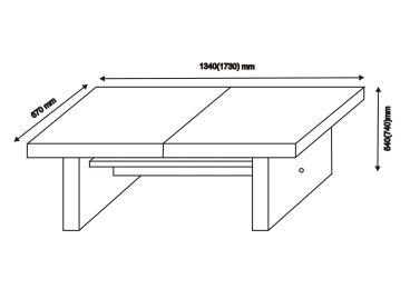 Couchtisch Atena Beton