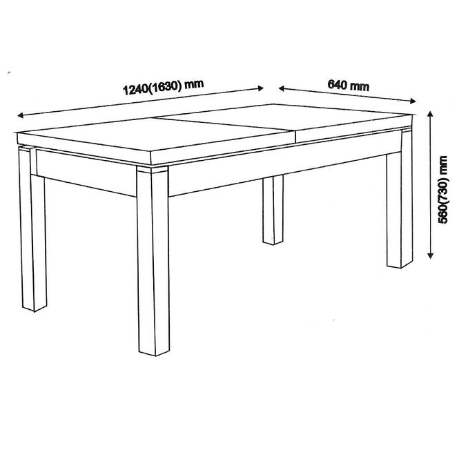 Couchtisch/Essentisch Kleopatra Weiß