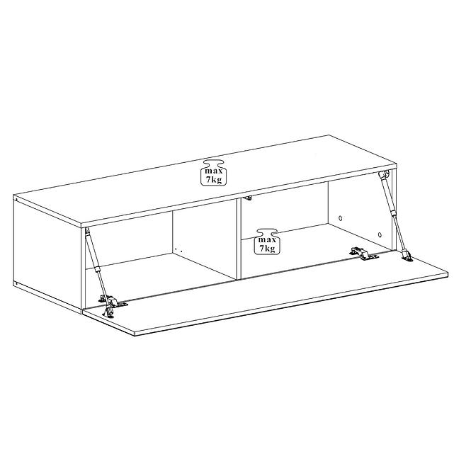 Tv Tisch Switch SW2 Weiß