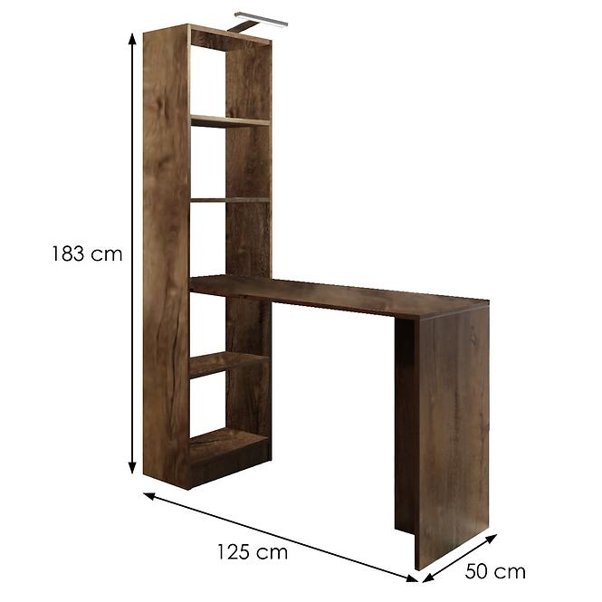 Schreibtisch B-1 Dunkle Asche