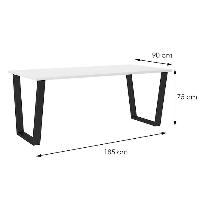 Essentisch Cezar 185x90 – Weiß