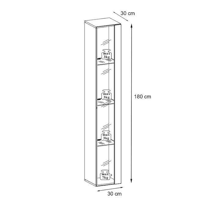 Hängender Schrank Switch SW1 Grafit