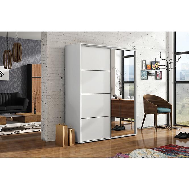 Schrank Pola A12 150 Weiß