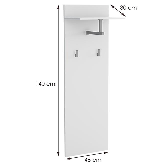 Wandgarderobe Justus 04 White