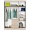 Schrank Bali D3 Graphit/Spiegel,3