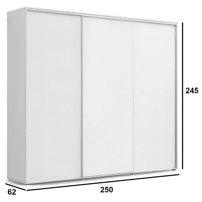 Schrank Kalina A24 250 Weiß