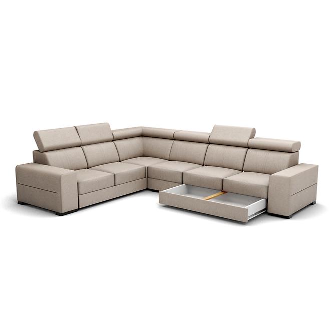 Ecksofa Apollo 2R-OT Soro 23, Wenge Holz