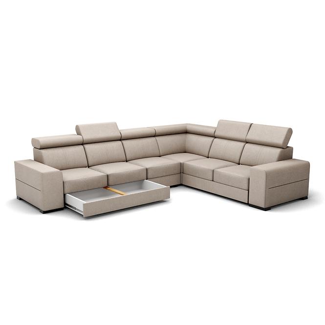 Ecksofa Apollo OT-2R Soro 23, Wenge Holz