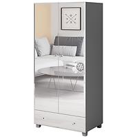 Schrank Bellagio 18 2d1s Grau