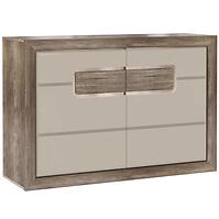 Kommode 2d Tiziano Tzk22b Eiche Antik / Beige Glanz