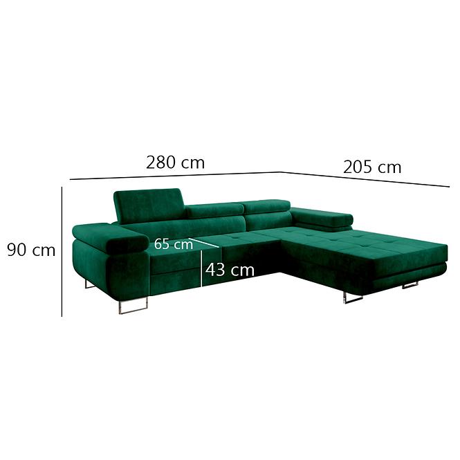 Ecksofa Lotus R Monolith 37