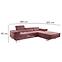 Ecksofa Lotus R Monolith 63,5