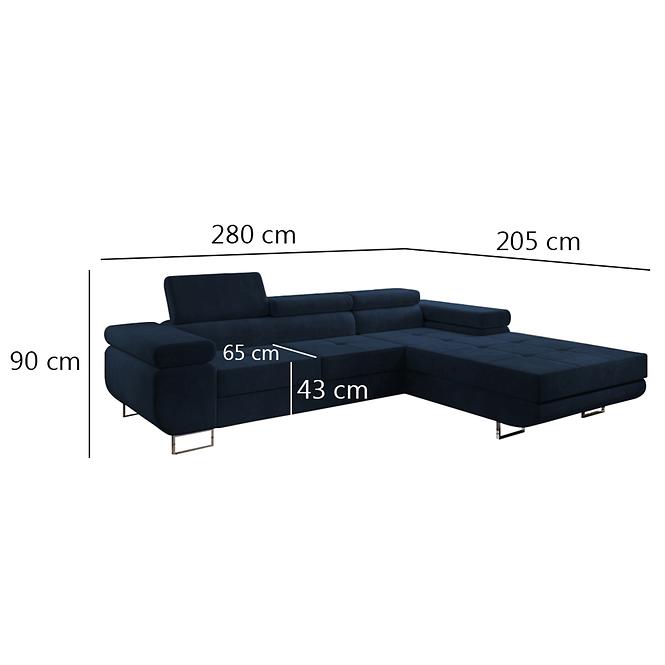 Ecksofa Lotus R Monolith 77