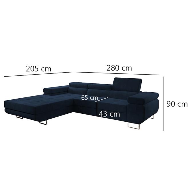 Ecksofa Lotus L Monolith 77