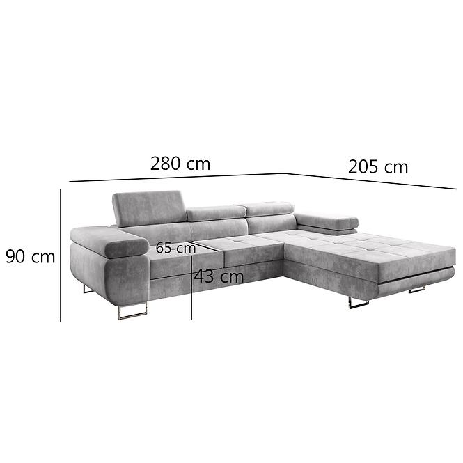 Ecksofa Lotus R Monolith 84