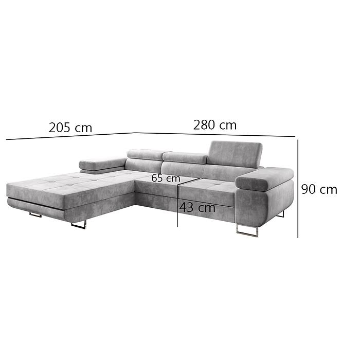 Ecksofa Lotus L Monolith 84