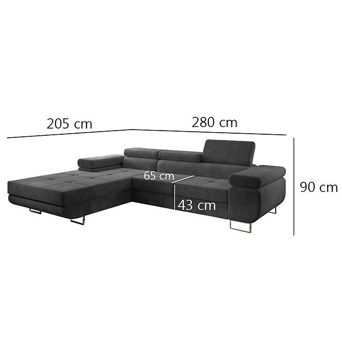 Ecksofa Lotus L Monolith 95