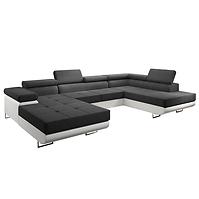 Ecksofa Lotus U recht Orinoco 100+Madryt 120