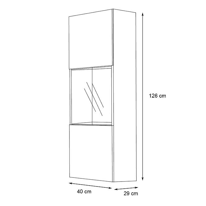 Vitrine  Fly 22 Schwarz