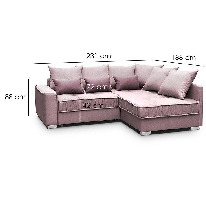 Ecksofa Ralf P Rino 61+63