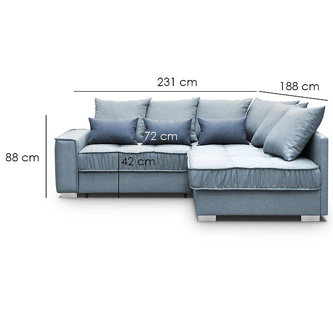 Ecksofa Ralf P Rino 73+79