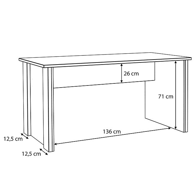 Schreibtisch SYMMACH 153 CLFB116-C546