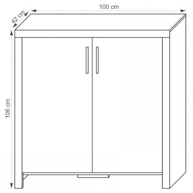 Schrank Cezar 10 Sonoma