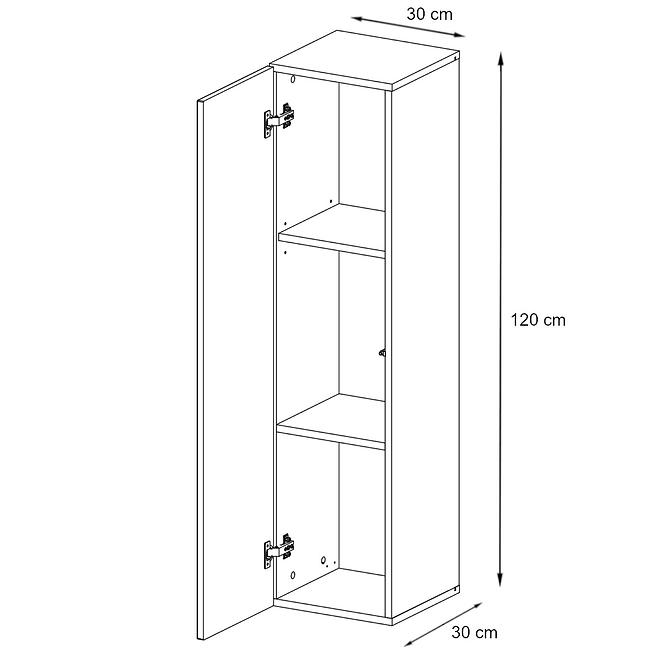 Vitrine Switch WW2 schwarz + LED