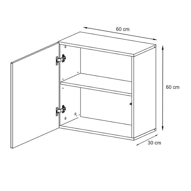 Vitrine Switch WW3 weiß +LED