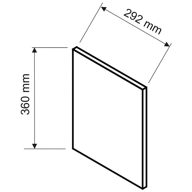 Seitenwand Livia 360x292 Eiche Taiga