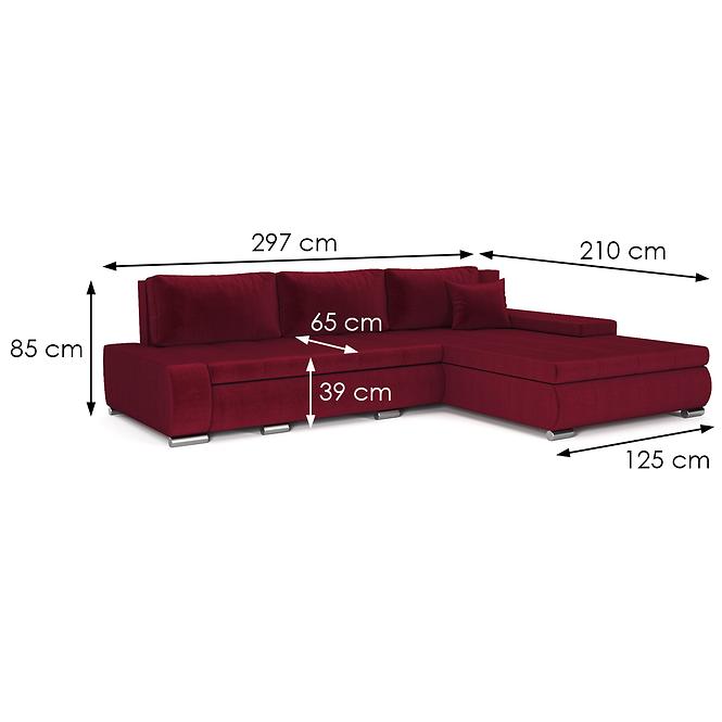 Ecksofa Toscania Monolith 59